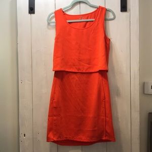 Orange Athleta dress
